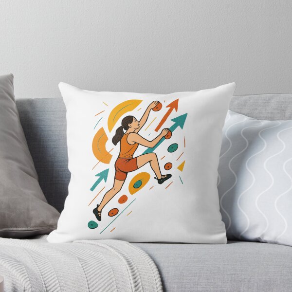 Item preview, Bouldering Women Motivation - Abstract Art designed and sold by Pineapple-Tree.