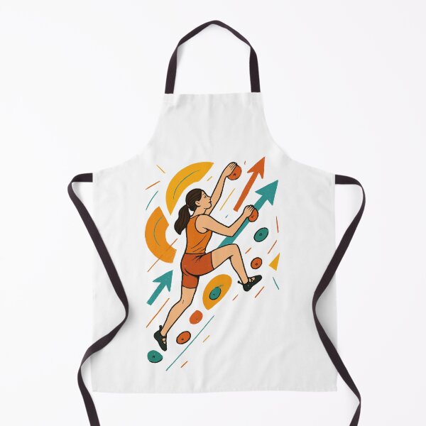 Item preview, Bouldering Women Motivation - Abstract Art designed and sold by Pineapple-Tree.
