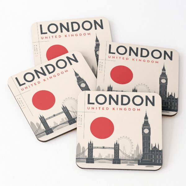 Item preview, London swiss style poster designed and sold by CMYKStudio.