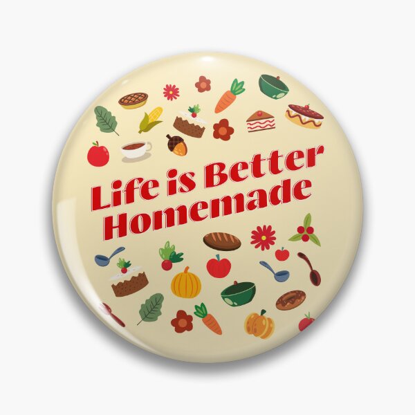 Item preview, Life Is Better Homemade Kitchen Baking Cooking Design designed and sold by Sachie's Studio.