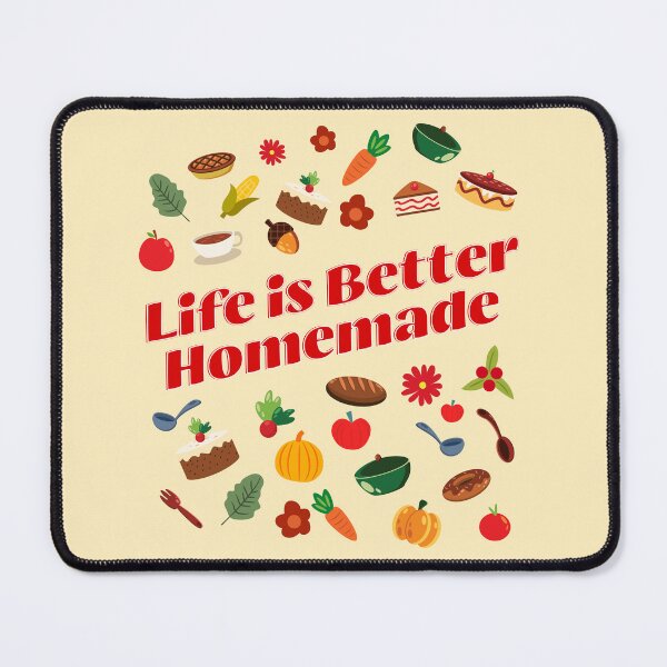 Item preview, Life Is Better Homemade Kitchen Baking Cooking Design designed and sold by Sachie's Studio.