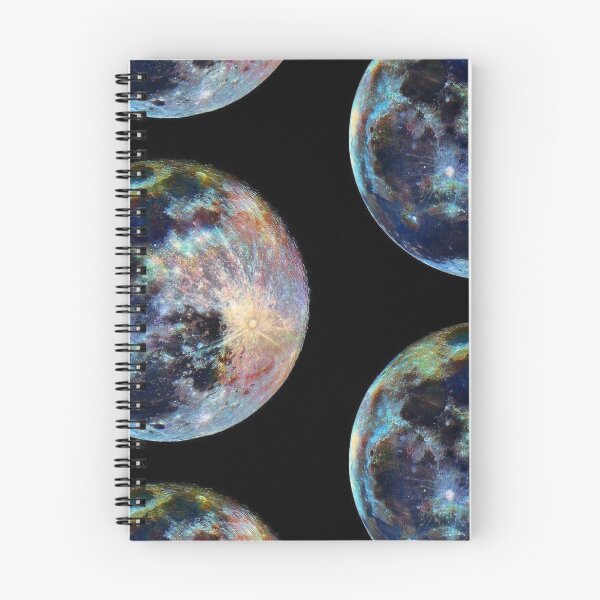 Item preview, iridescent lunar moon designed and sold by noob publishing.
