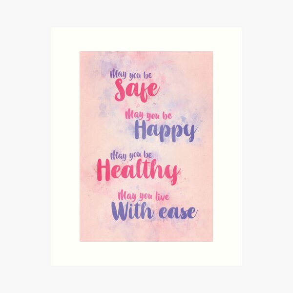 Loving Kindness Meditation Art Print