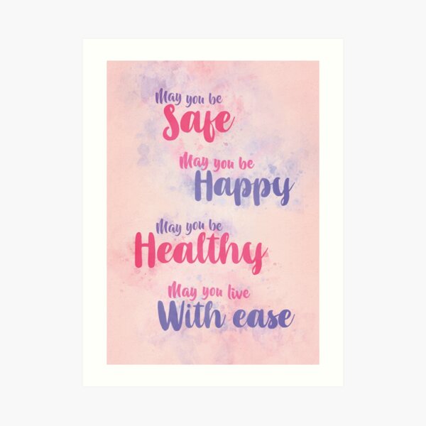Loving Kindness Meditation Art Print