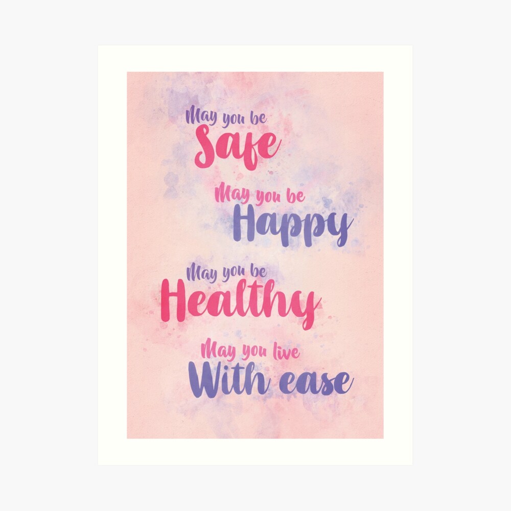 Loving Kindness Meditation Art Print