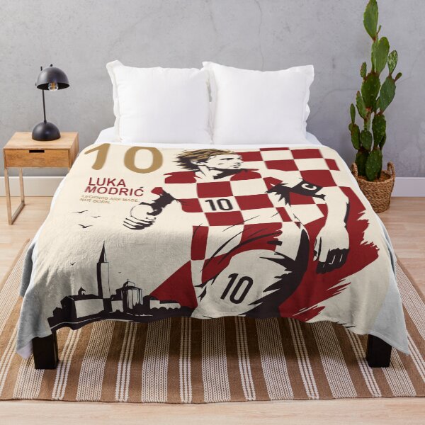 Item preview, Luka Modrić Croatia Football Legend Poster designed and sold by Studio pod Burom.