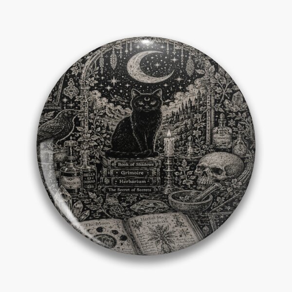 Item preview, Mystical Cat Dark designed and sold by Losthope Creations.