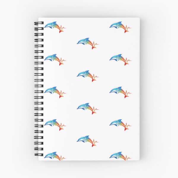 Item preview, Vibrant Rainbow Dolphin EKG Heartbeat designed and sold by Snurly.