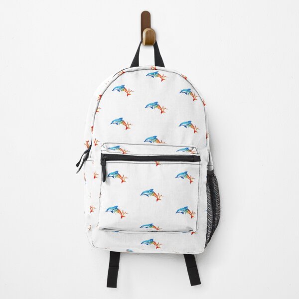 Item preview, Vibrant Rainbow Dolphin EKG Heartbeat designed and sold by Snurly.