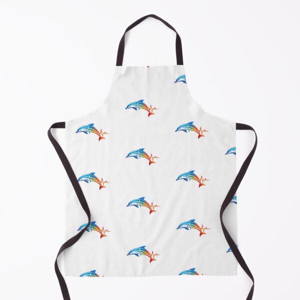 Item preview, Vibrant Rainbow Dolphin EKG Heartbeat designed and sold by Snurly.