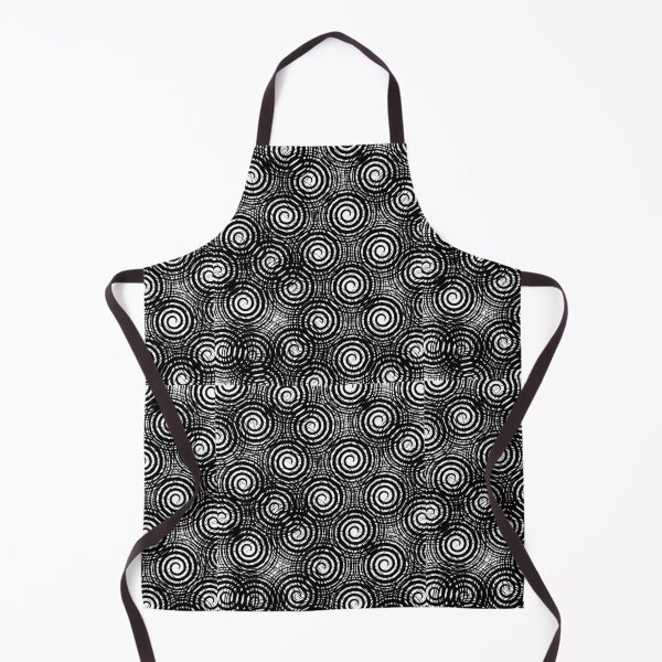 Item preview, Monochrome Abstract Spiral Swirls Pattern designed and sold by NikBrin Prevail .