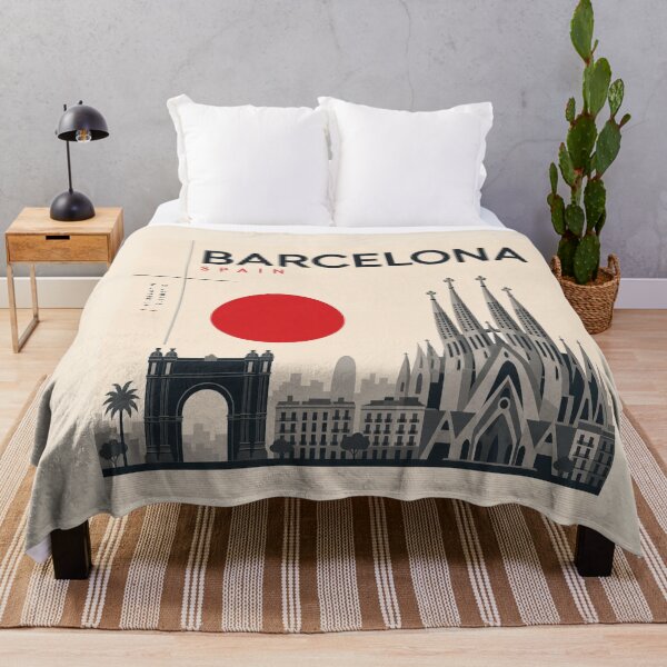 Item preview, Barcelona swiss style poster designed and sold by CMYKStudio.