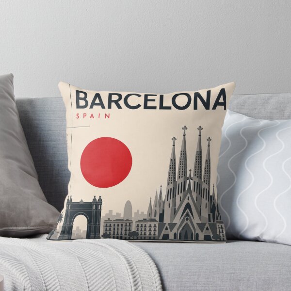 Item preview, Barcelona swiss style poster designed and sold by CMYKStudio.