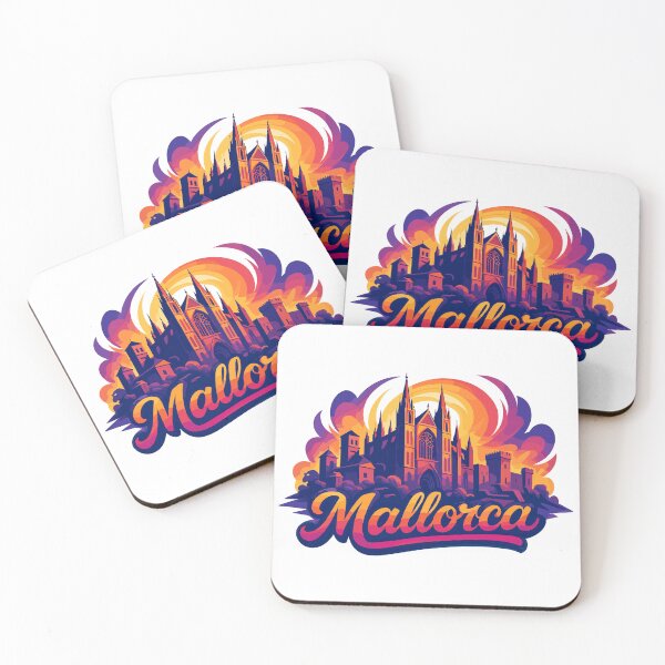 Item preview, Horizonte de Mallorca: una silueta épica y colorida. designed and sold by Pineapple-Tree.
