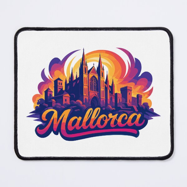 Item preview, Mallorca Skyline – Epic Colorful Silhouette designed and sold by Pineapple-Tree.