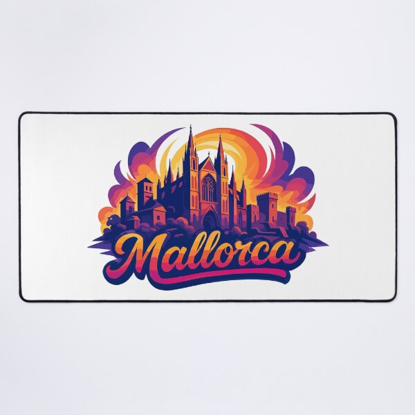 Item preview, Mallorca Skyline – Epic Colorful Silhouette designed and sold by Pineapple-Tree.