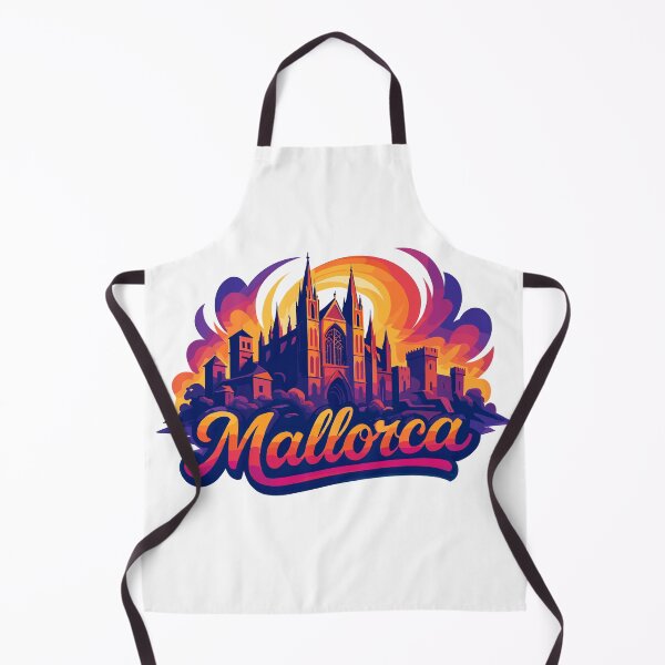 Artikelvorschau, Mallorca Skyline – Epische Bunte Silhouette entworfen und verkauft von Pineapple-Tree.