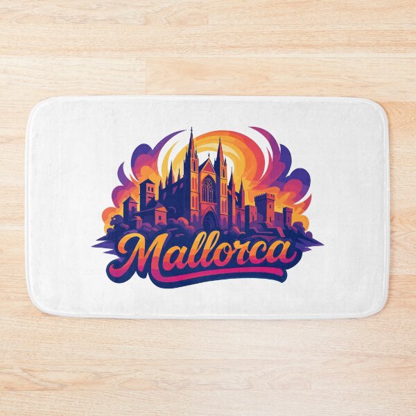 Item preview, Mallorca Skyline – Epic Colorful Silhouette designed and sold by Pineapple-Tree.