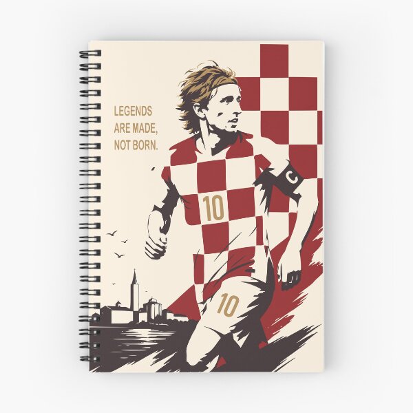 Item preview, Luka Modrić Croatia Football Legend Print designed and sold by Studio pod Burom.