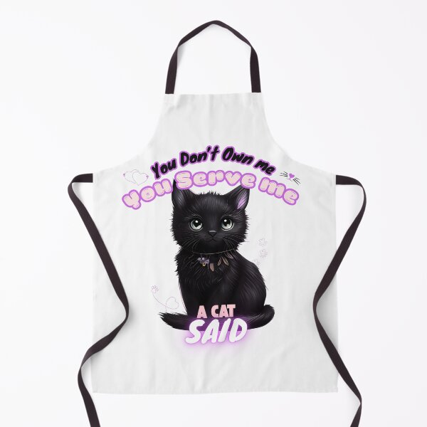 Item preview, You Don’t Own Me, You Serve Me – Sassy Cat Lover T-Shirt ? designed and sold by BoldMarks.