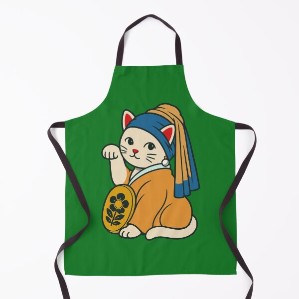 Item preview, The Kitten with a Purrl Earring – Kawaii Maneki Neko designed and sold by redwane.