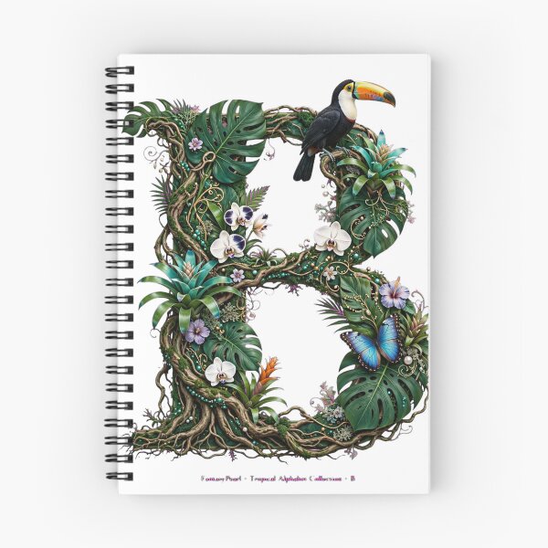 Item preview, Letter B - The Messenger of the Jungle designed and sold by FantasyPearl.