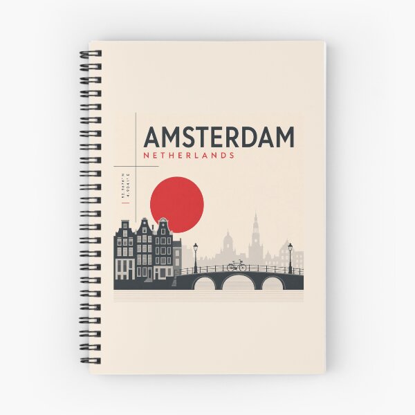 Item preview, Amsterdam swiss style poster designed and sold by CMYKStudio.