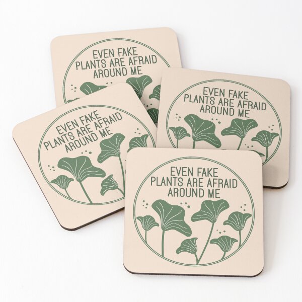 Item preview, Even Fake Plants Are Afraid Around Me - Funny Plant Killer Botanical Badge designed and sold by the-Z3nith.