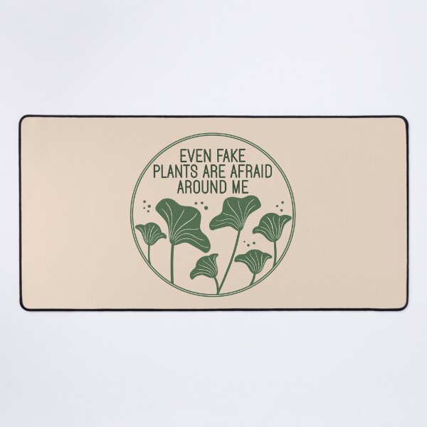Item preview, Even Fake Plants Are Afraid Around Me - Funny Plant Killer Botanical Badge designed and sold by the-Z3nith.