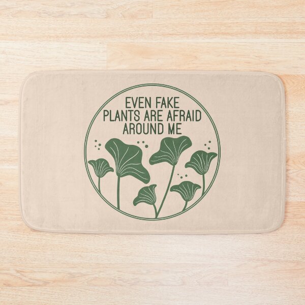 Item preview, Even Fake Plants Are Afraid Around Me - Funny Plant Killer Botanical Badge designed and sold by the-Z3nith.