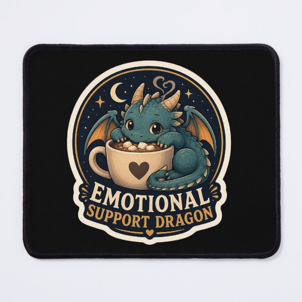Item preview, Emotional Support Dragon designed and sold by AbstractAnom.