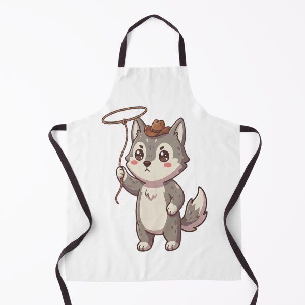 Item preview, Cute Cowboy Wolf With Lasso designed and sold by Ella_Sketch.