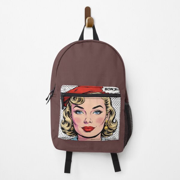 Item preview, Bonjour Red Beret Girl - Pop Art Portrait designed and sold by MAISON SYLVIE.