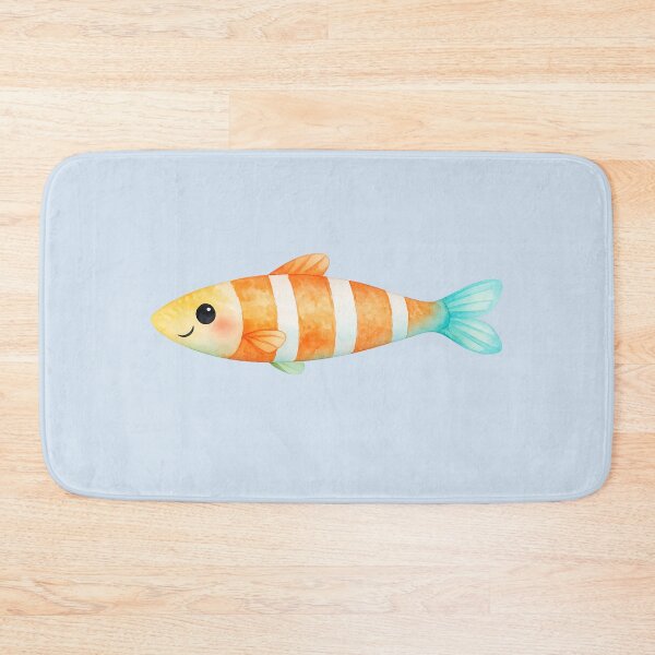 Item preview, Orange Striped Fish Art designed and sold by DariaCraft.