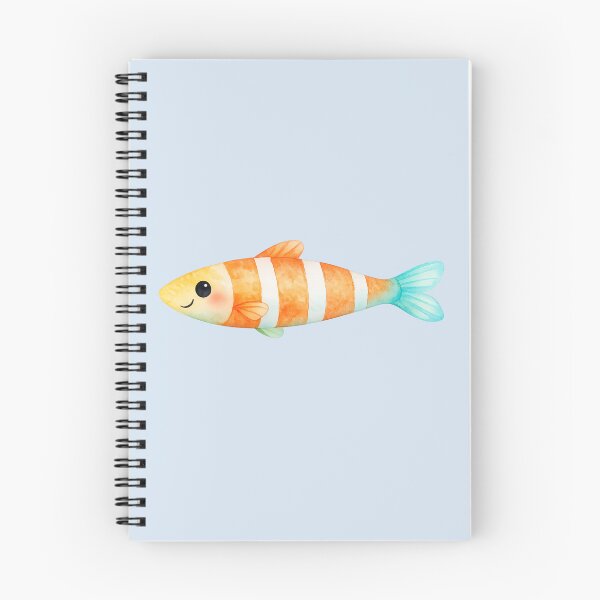 Item preview, Orange Striped Fish Art designed and sold by DariaCraft.