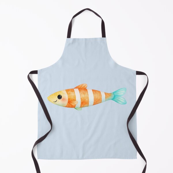 Item preview, Orange Striped Fish Art designed and sold by DariaCraft.