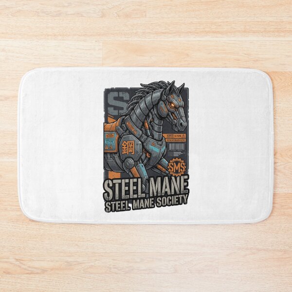 Item preview, Steel Mane Society Mecha Horse — Cyberpunk Armored Stallion designed and sold by CornishPixiPony.