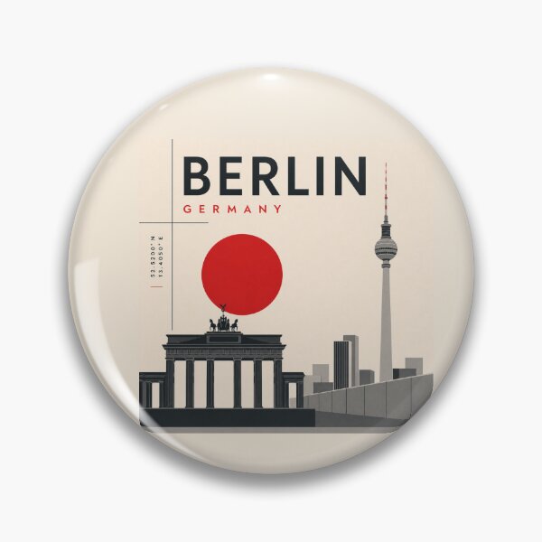 Item preview, Berlin swiss style poster designed and sold by CMYKStudio.