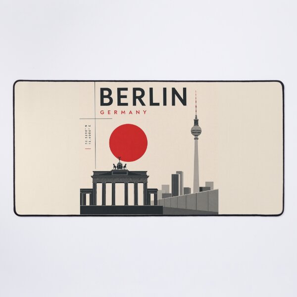 Item preview, Berlin swiss style poster designed and sold by CMYKStudio.