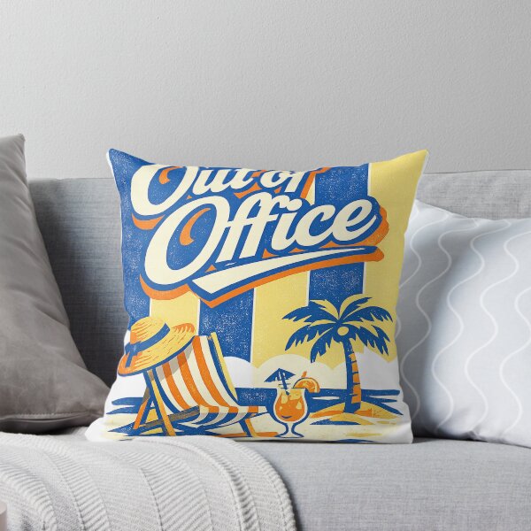 Item preview, Out of Office Retro Beach Vacation Tropical Resort Graphic Tee designed and sold by TM DESIGNS AND MORE.