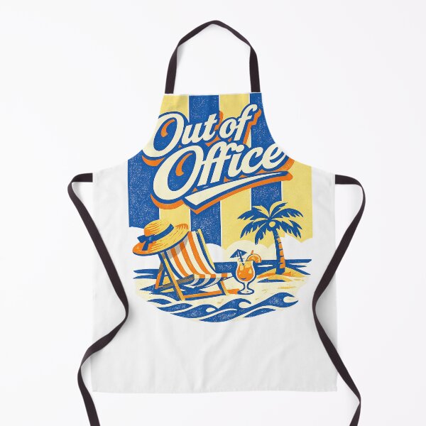 Item preview, Out of Office Retro Beach Vacation Tropical Resort Graphic Tee designed and sold by TM DESIGNS AND MORE.