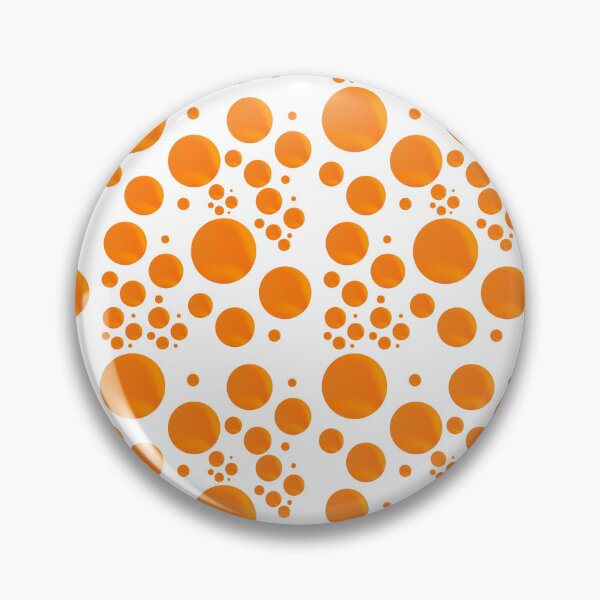 Item preview, Vibrant Orange Bubbles Abstract Polka Dot Pattern designed and sold by NikBrin Prevail .