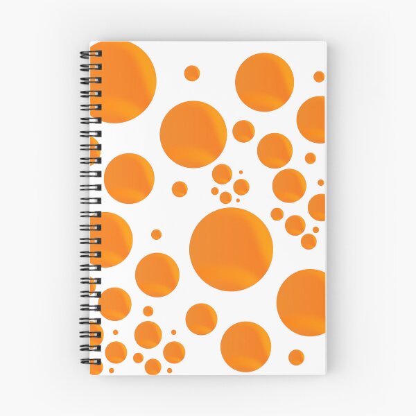 Item preview, Vibrant Orange Bubbles Abstract Polka Dot Pattern designed and sold by NikBrin Prevail .