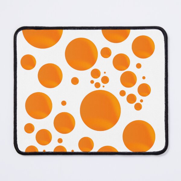 Item preview, Vibrant Orange Bubbles Abstract Polka Dot Pattern designed and sold by NikBrin Prevail .