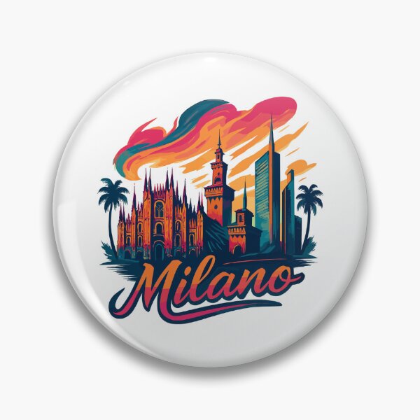 Item preview, Milan Skyline: Epic Milan art in style designed and sold by Pineapple-Tree.