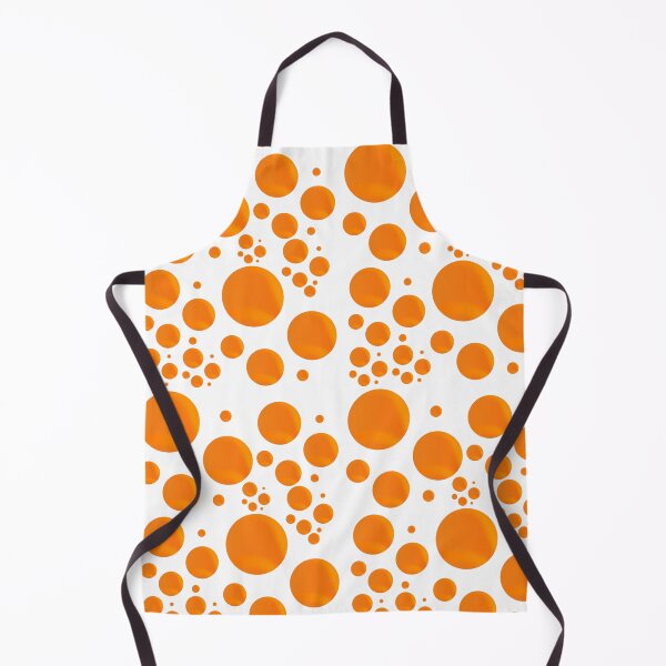 Item preview, Vibrant Orange Bubbles Abstract Polka Dot Pattern designed and sold by NikBrin Prevail .