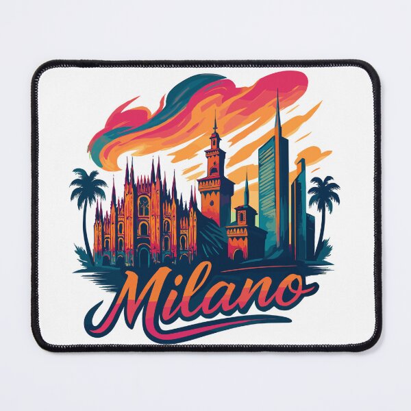 Item preview, Milan Skyline: Epic Milan art in style designed and sold by Pineapple-Tree.