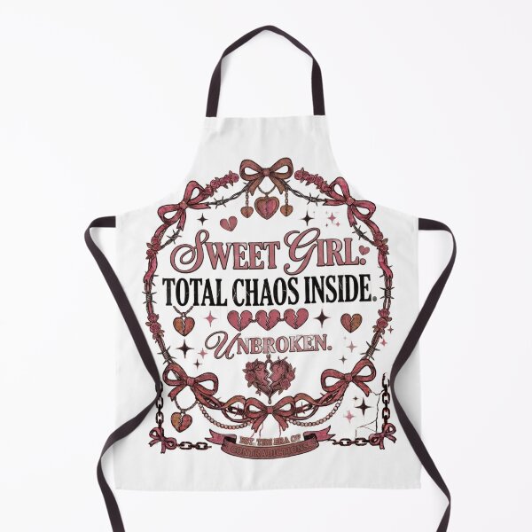 Item preview, Sweet Girl Total Chaos Inside Unbroken Coquette Design designed and sold by InkroarCo.