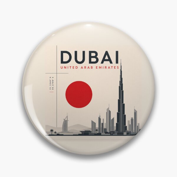 Item preview, Dubai swiss style poster designed and sold by CMYKStudio.