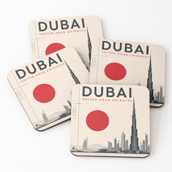 Item preview, Dubai swiss style poster designed and sold by CMYKStudio.